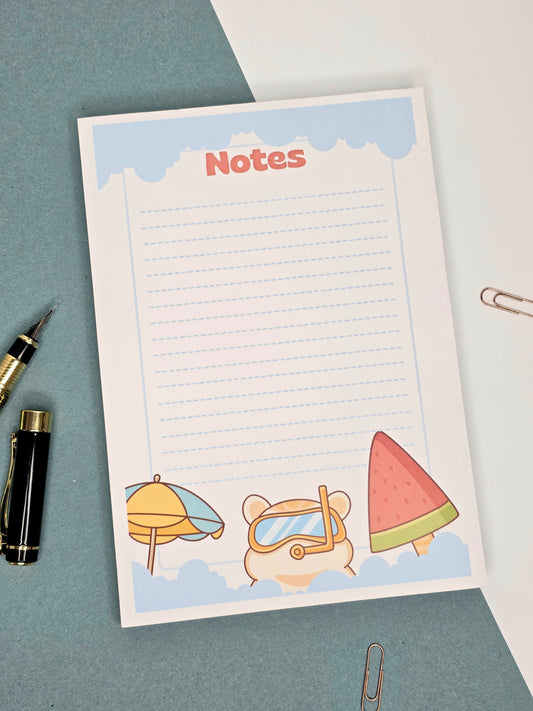 Beach Holiday Notepad