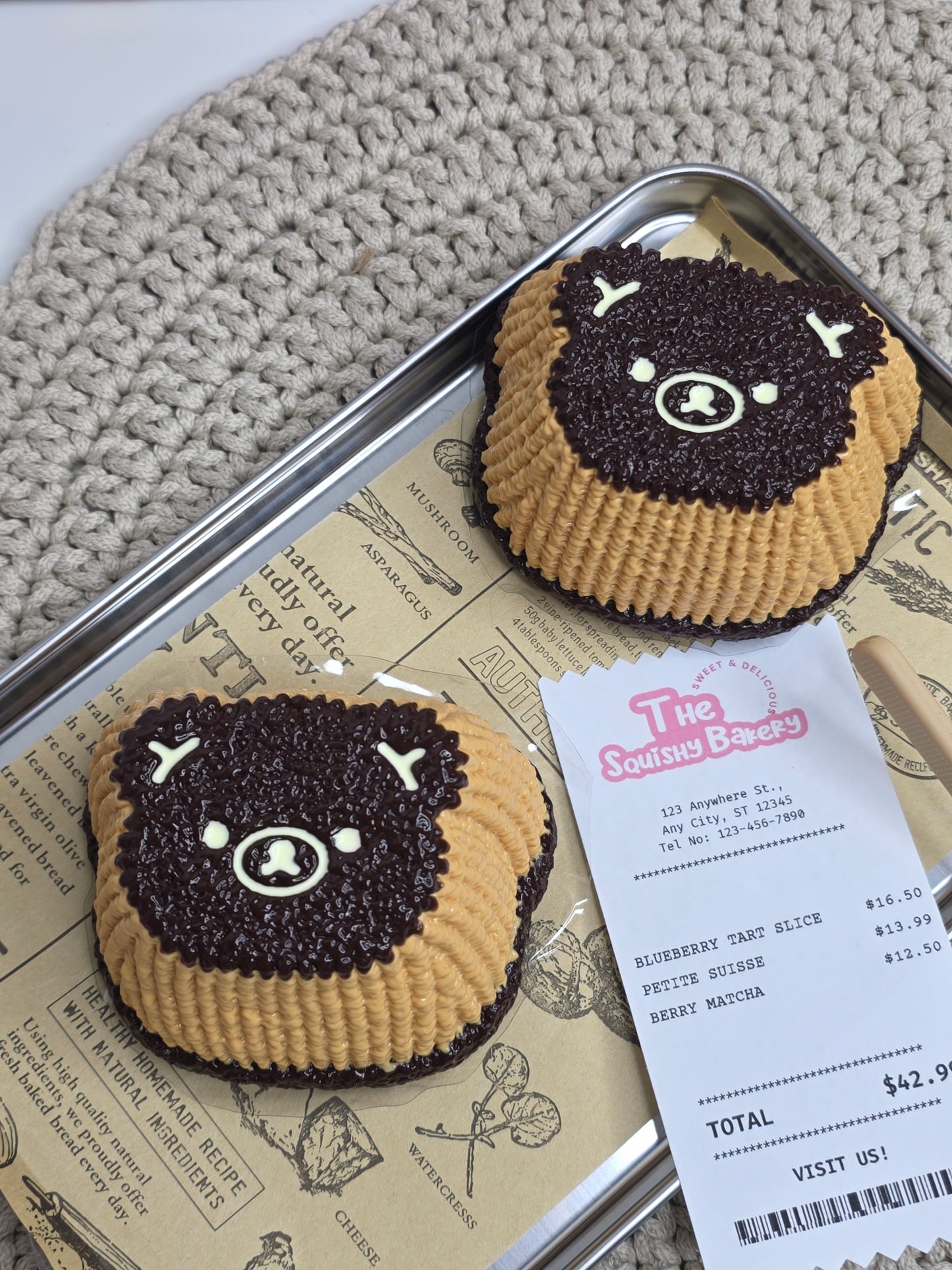 Beary Choco Caramel Pudding