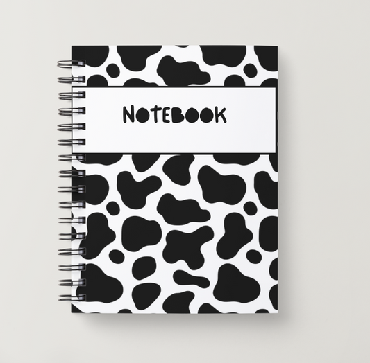 Cow Print A5 Note Book