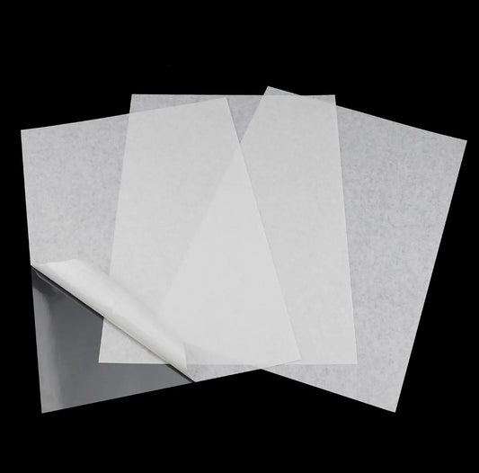 A4 Washi Sticker Sheets With Clear Backing-Pack of 20