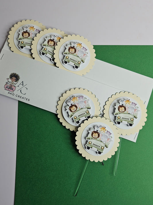 Safari Cupcake Topper