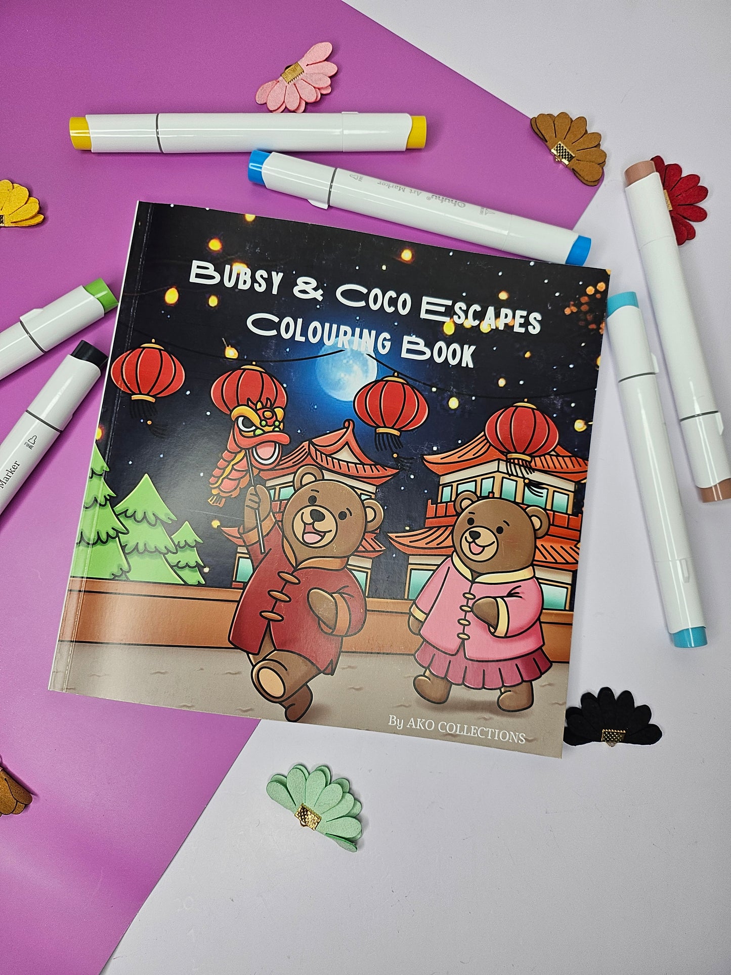 Bubsy & Coco Escapes Colouring Book