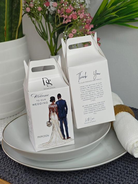 Couture- Custom Wedding Favor Box