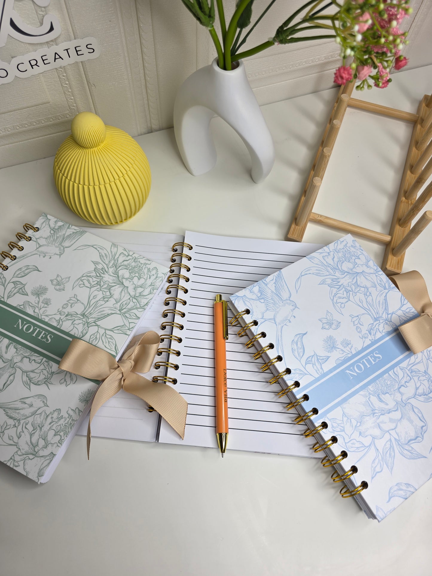 Nature Toile Notebook