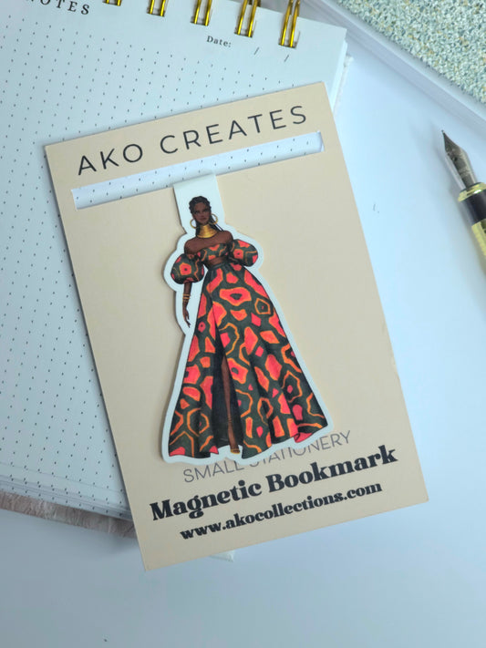 African Queen Magnetic Bookmark