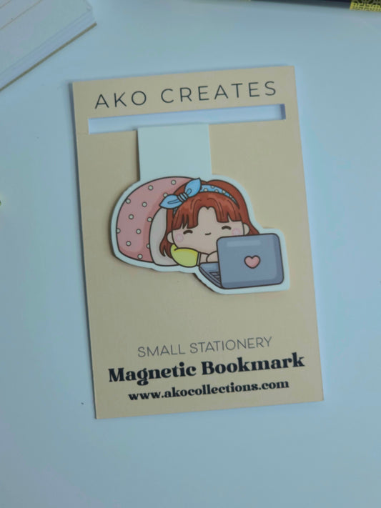 Lazy Day Magnetic Bookmark