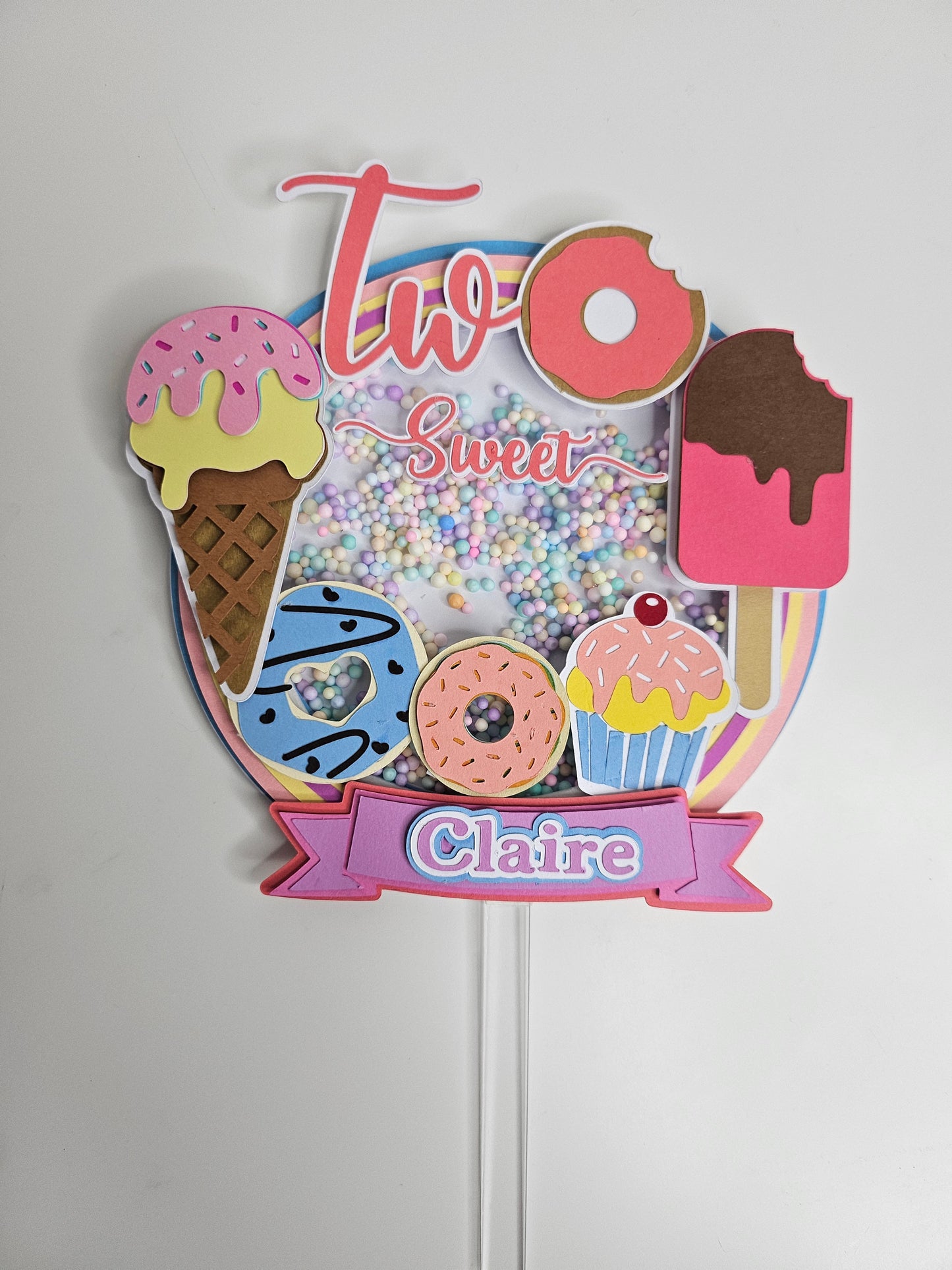 Personalised Sweet Treats Cake Topper