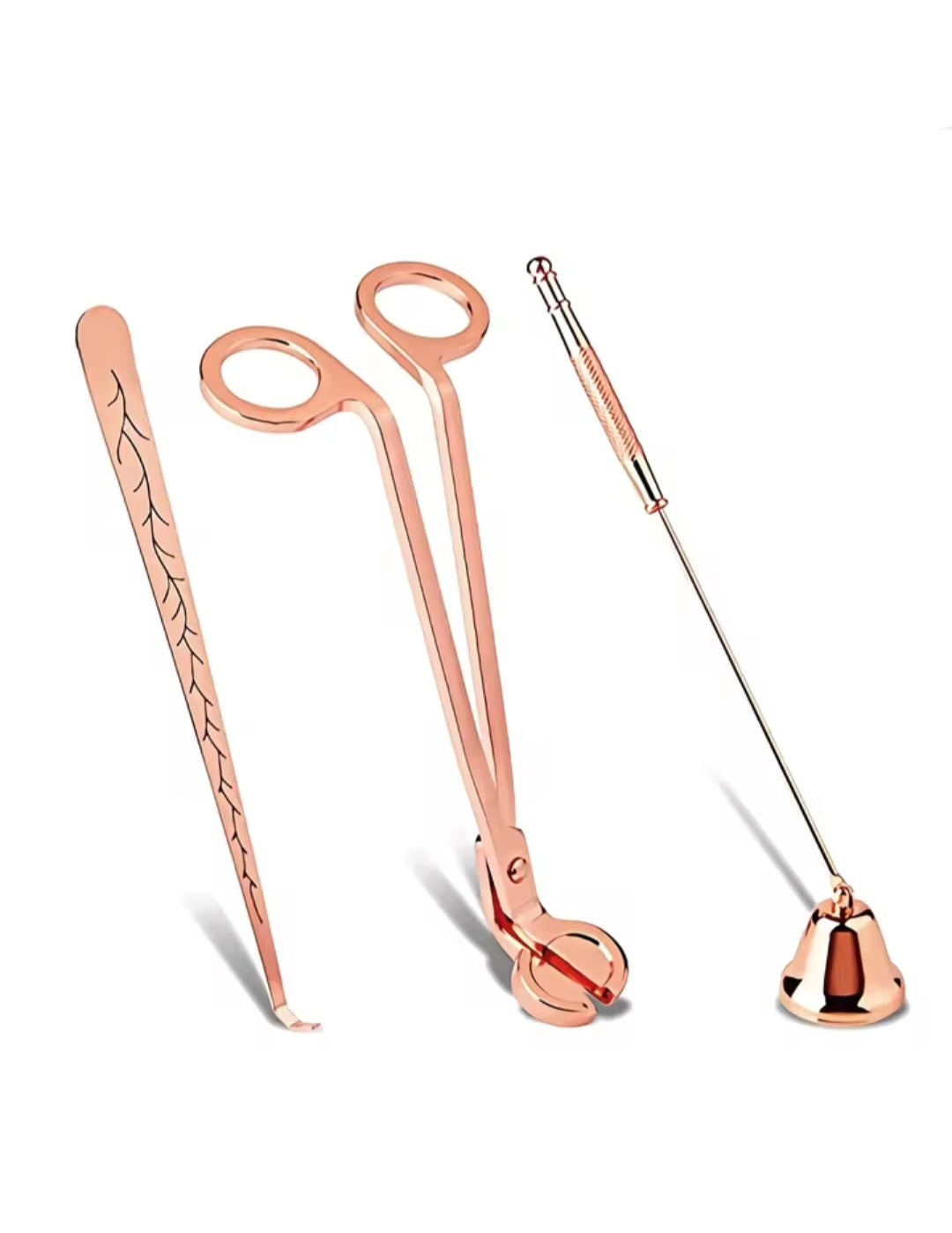 Candle Accessories Set -Rose Gold