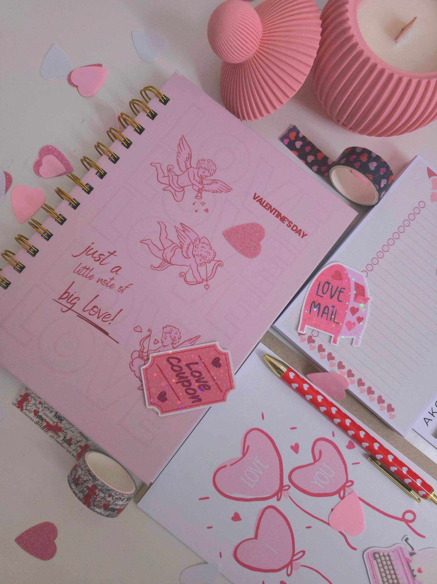 Be Mine Valentine Stationery Gift Tray