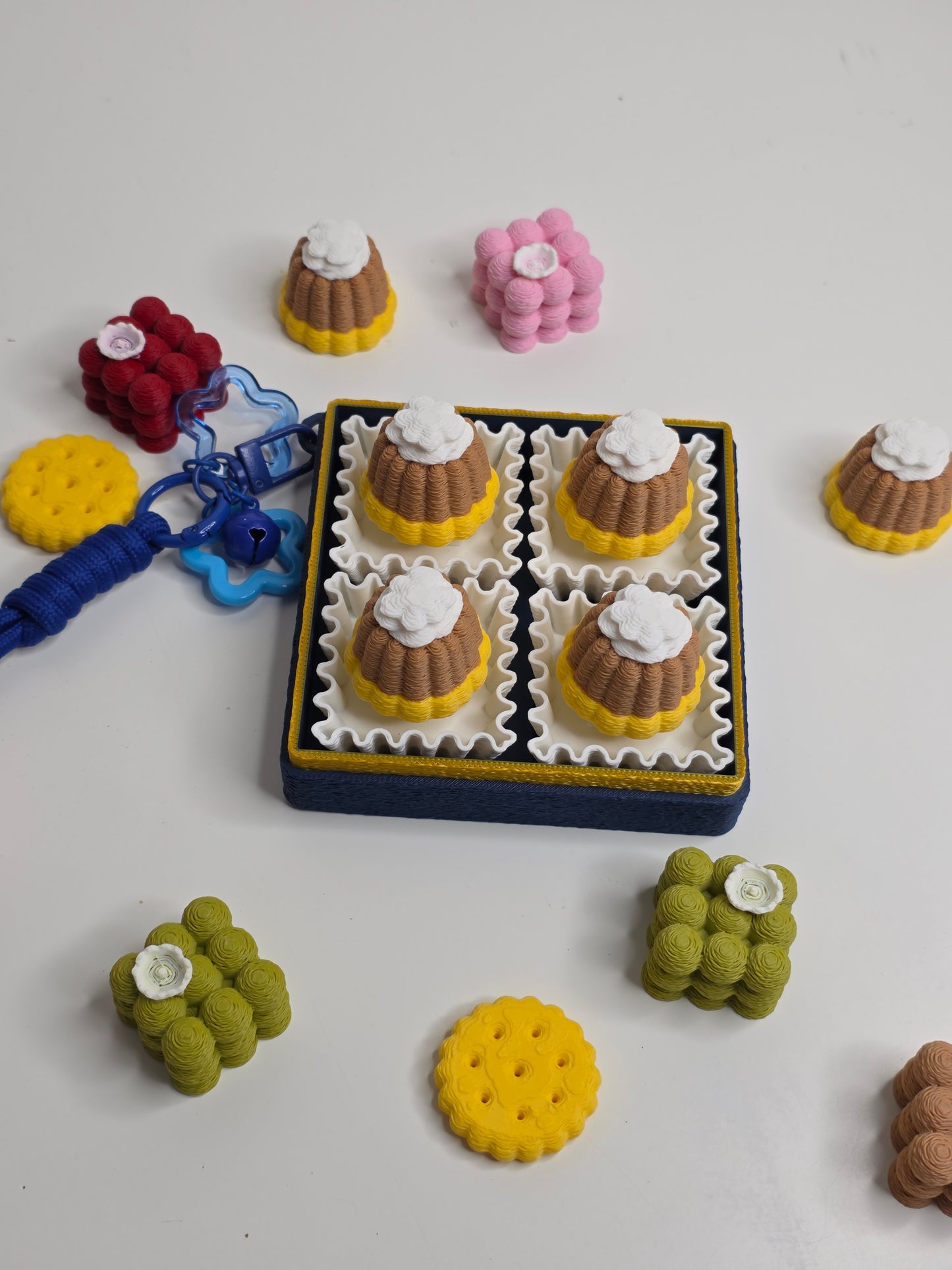 Sweet Dessert Clicker Toy Key Charm