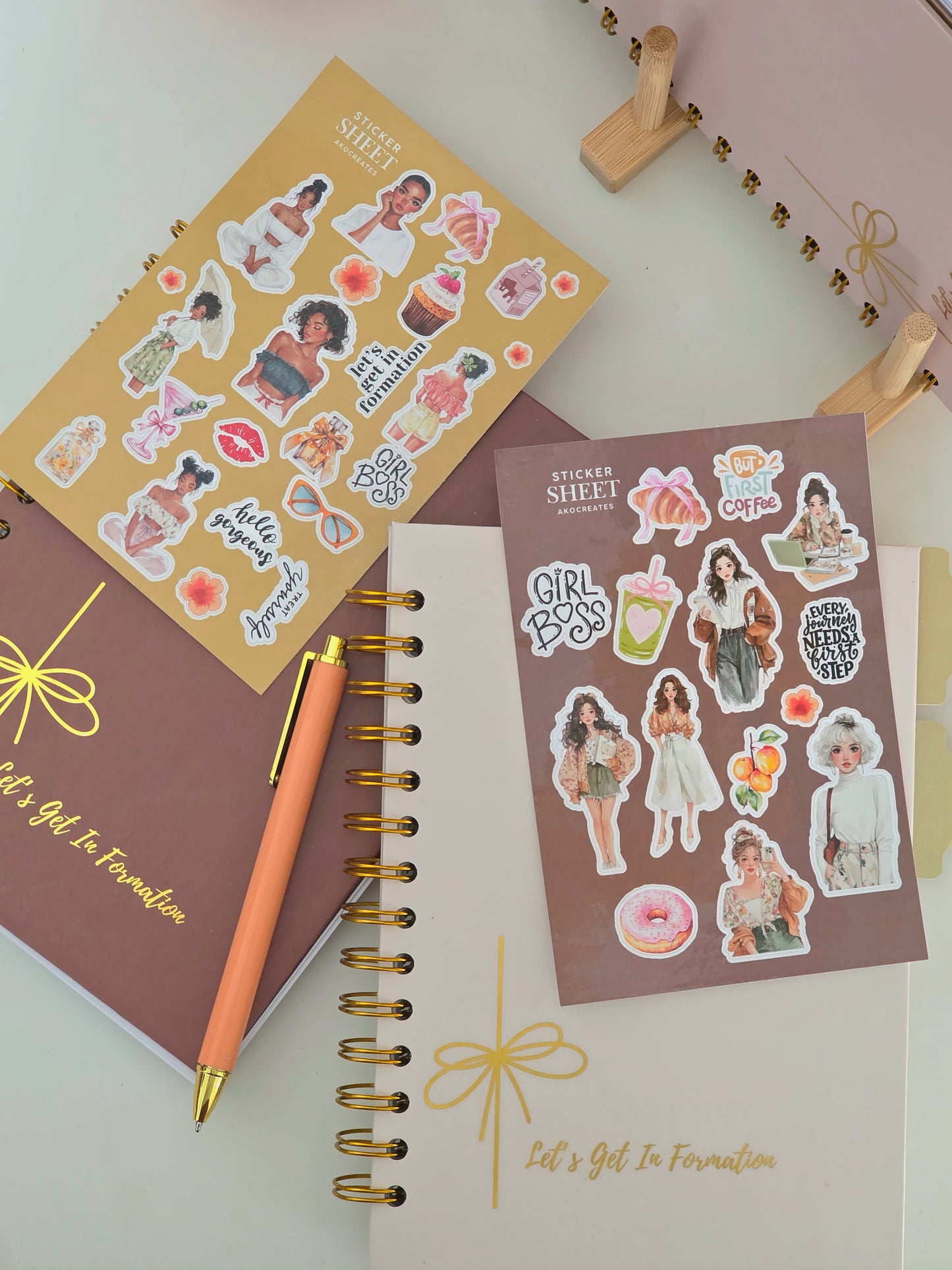 Let's Get In Formation Undated Planner