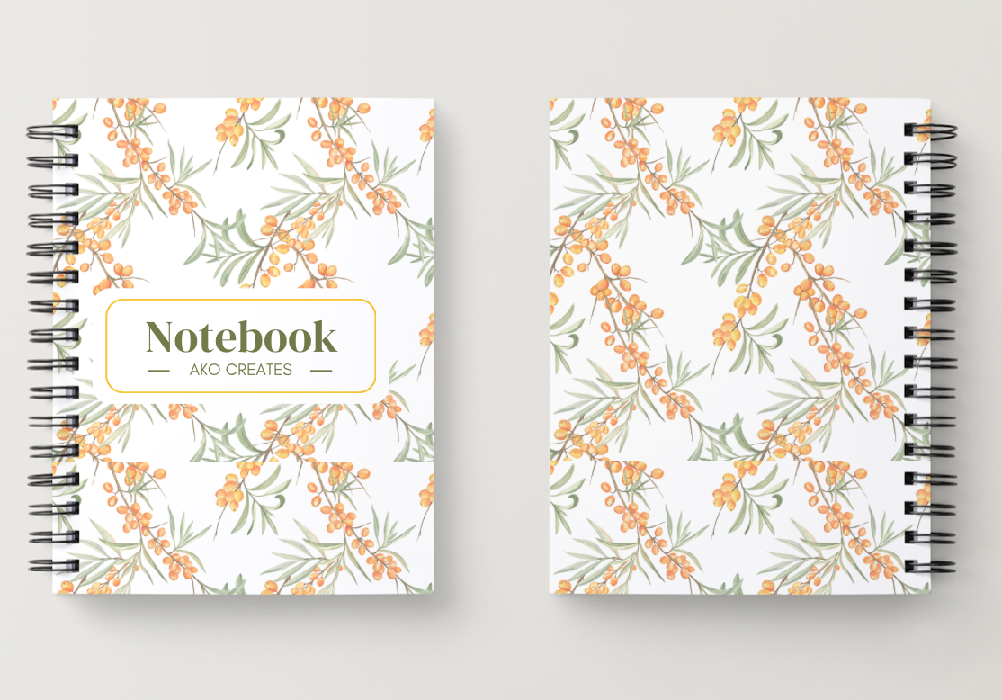 Watercolour Floral A5 Note Book