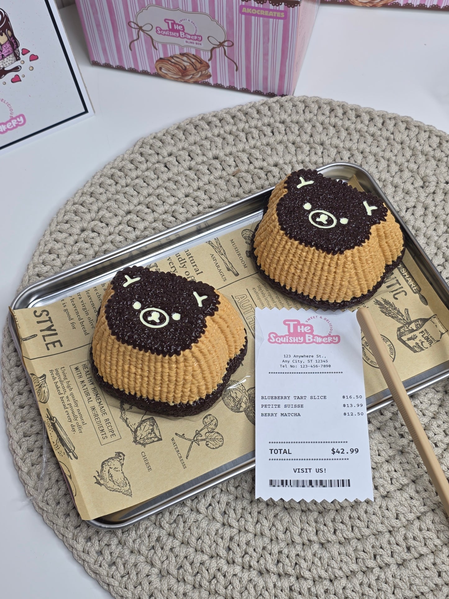 Beary Choco Caramel Pudding