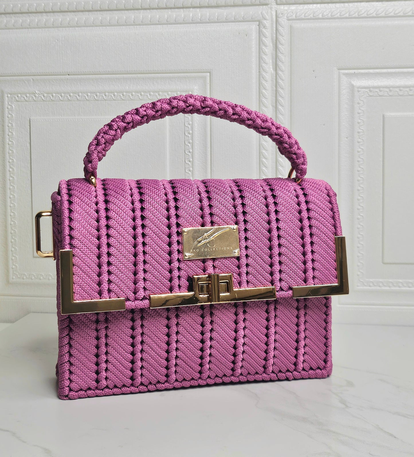 Misha Clutch Bag - Frosty Rose