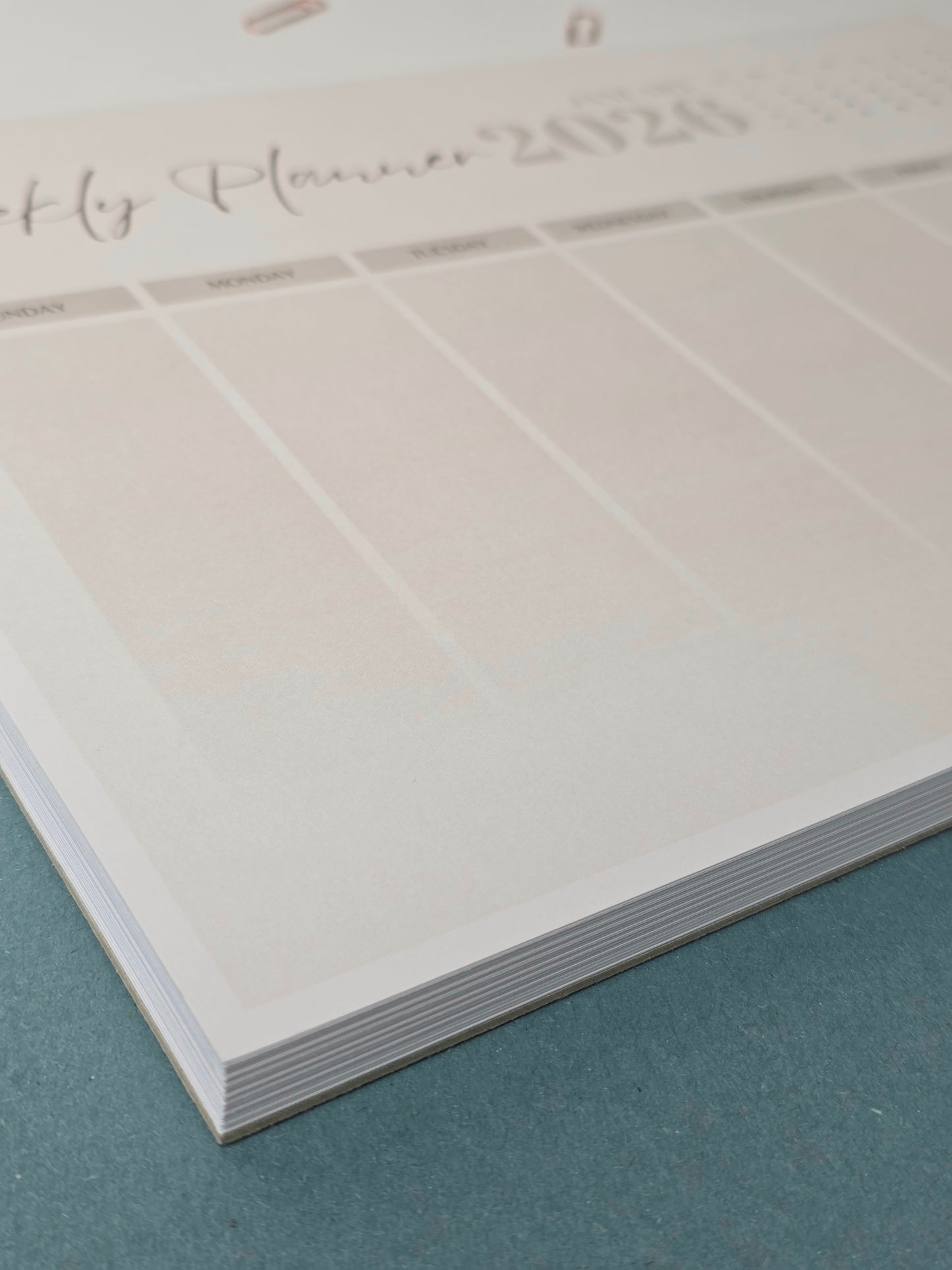 2026 Minimalist Weekly Planner A4