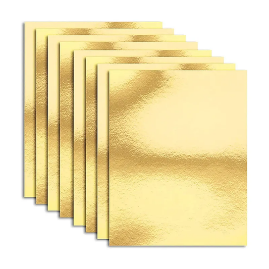 A4 Gold Mirror Cardstock-Pack of 10
